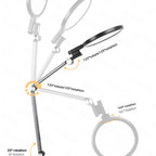 Adjustable Full Spectrum LED Desk Lamp with USB Charging