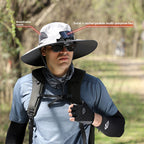Double Fan Solar Rechargeable Sun Hat