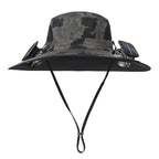 Double Fan Solar Rechargeable Sun Hat