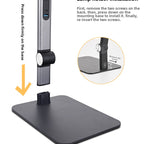 Adjustable Full Spectrum LED Desk Lamp with USB Charging
